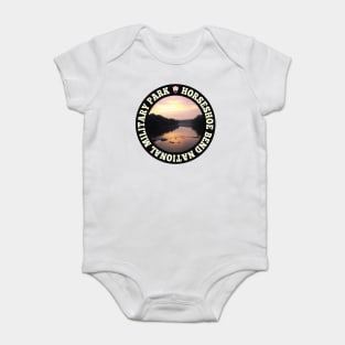 Horseshoe Bend National Military Park circle Baby Bodysuit